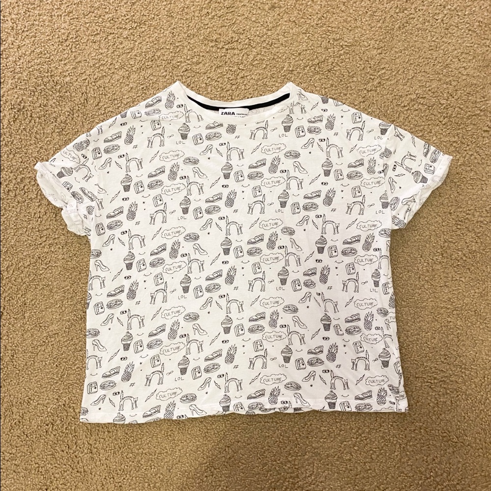 Zara Women's T-shirt Sleep Shirt